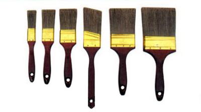 Wide Bristle Polyester Trim 5 Paint Brush set For Wall Painting