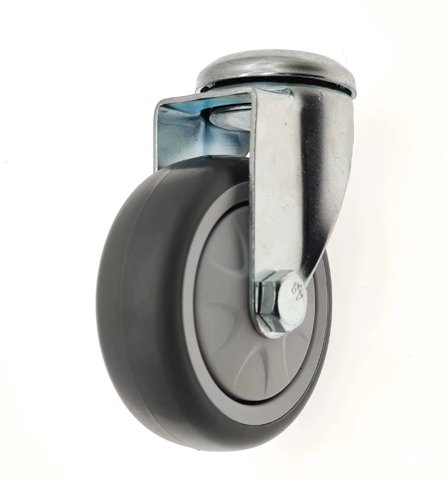 Industrial Trolley Casters with TPR Wheels & Ball Bearings – Top Plate Mounted Mobility Solution