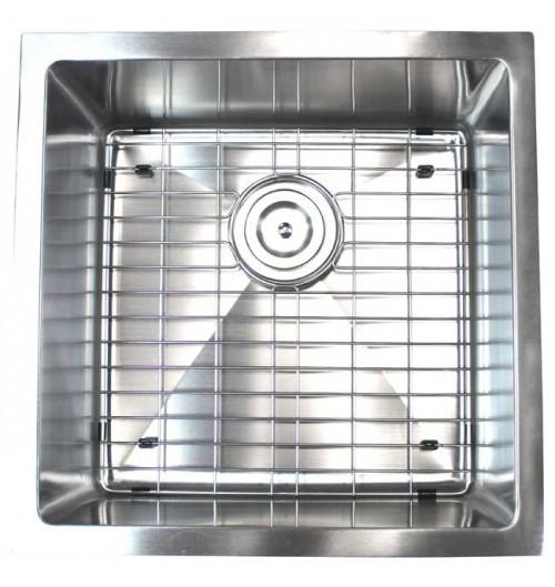 17 Inch X 17 Inch Stainless Steel Undermount Farmhouse Sink Modern Design