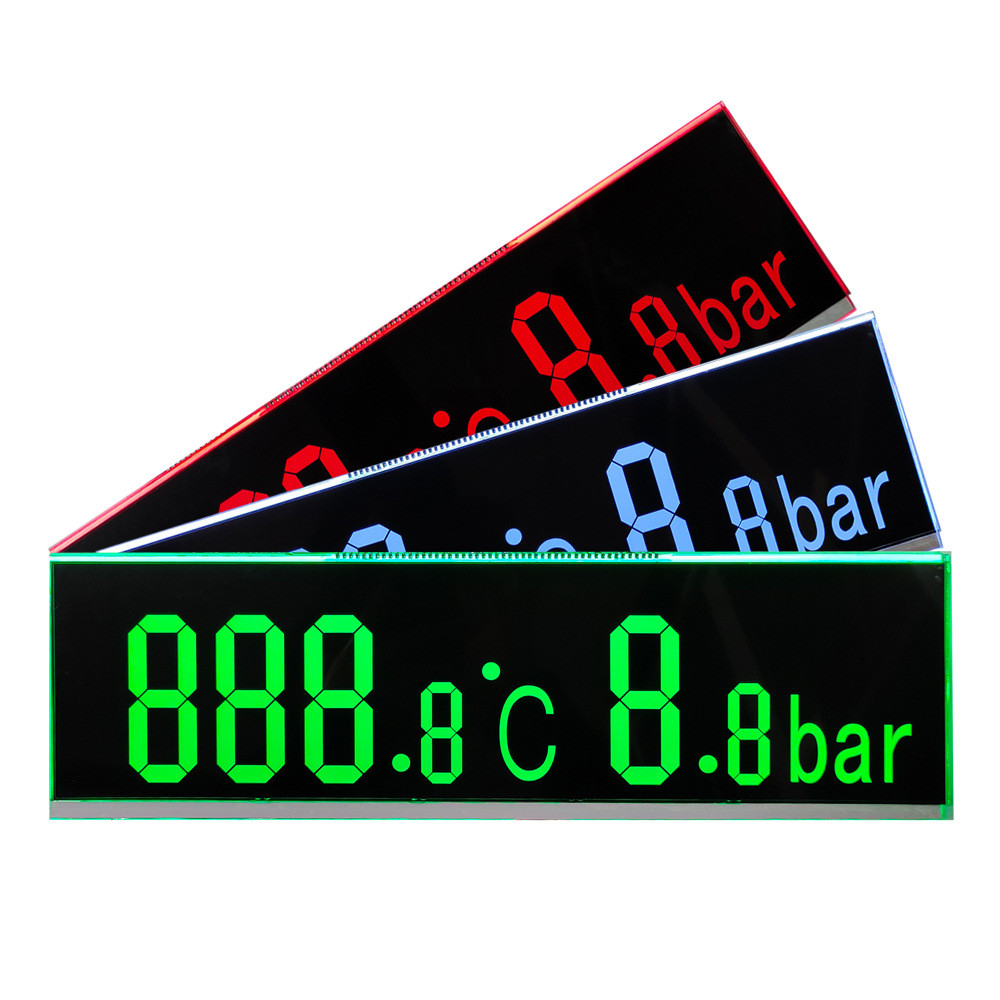 VA / Negative / Transmissive Segment Display 1/1 DUTY 1/1BIAS Угол просмотра 6:00