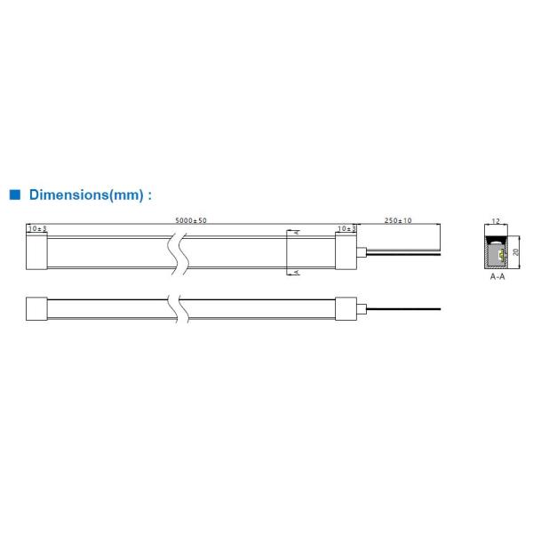 ИП67 2835 привели знаков неоновых светов Диммабле с жизненным периодом 50000 часов