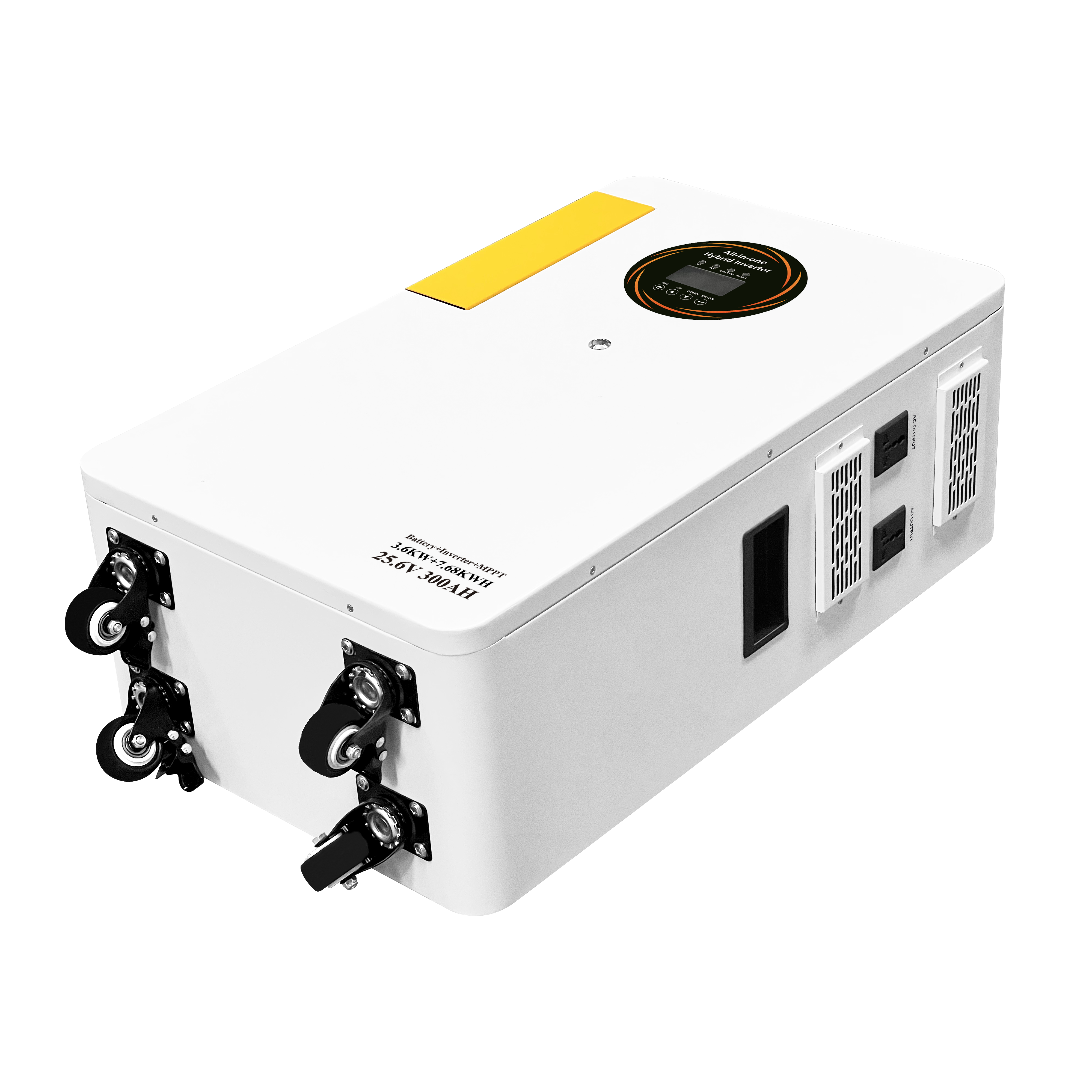 3.6kw+7.68kwh Home Solar Battery Backup | All-In-One Inverter & LiFePO4 Battery for Off-Grid Living