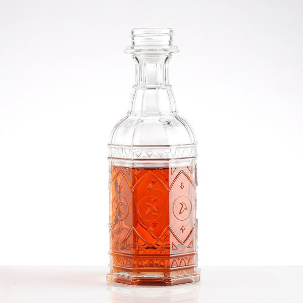Aluminum Plastic PP Collar High White Alcohol Brandy Bottle 200ml 330ml 500ml 750ml 1000ml for Beverage