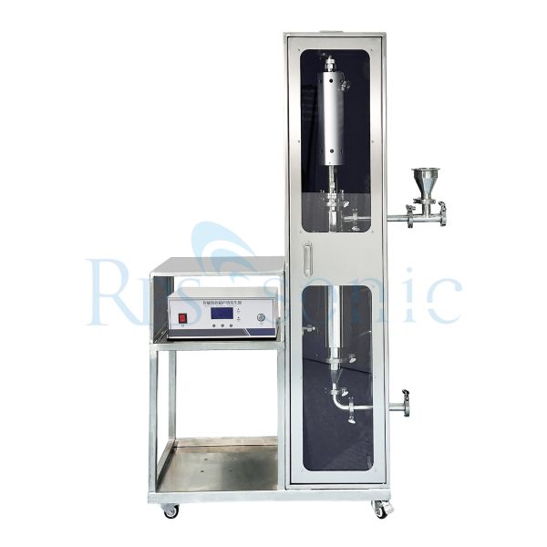 20khz Ultrasonic degassing Equipment for Lithium battery separator slurry with circulation system