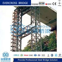 Customized Bailey Bridge Pier Steel Girder Railway Bridge