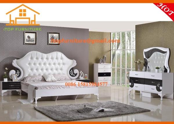 middle east good quality king size hot sale cheap white antique Modular oriental bedroom furniture at low price