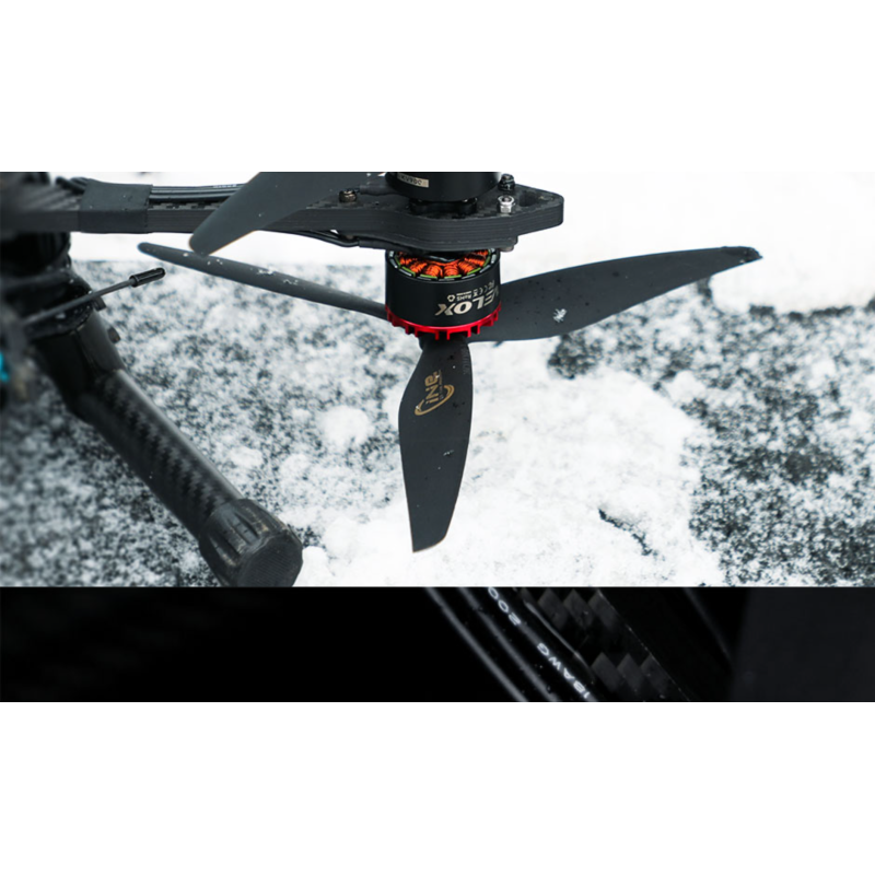1Pairs 7.5X4.6 8.5X5 9.5X5 10.5X5 T-Hobby Plastic Propeller 3 Blades Black Carbon Reinforced Nylon For Rc Fpv Drone