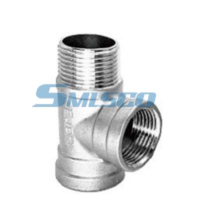 316 Casting Equal Tee DN50 Class 150 Threaded BSP Fitting