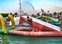 Les parcs aquatiques de famille pour l'amusement, été ondule le parc aquatique gonflable pour des enfants/adulte