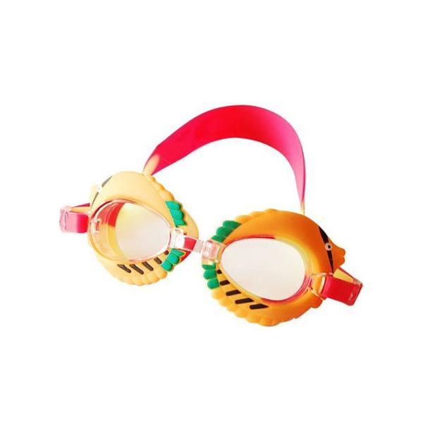 Gafas de 2021 vidrios del nuevo de Logo Print Anti Fog Adjustable que nadan del silicón círculo divertido de encargo de la historieta para los niños