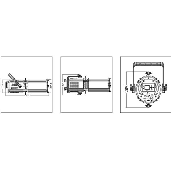 Фара профиля СИД сигнала DMX RoHS TFT LCD 300W RGBWA