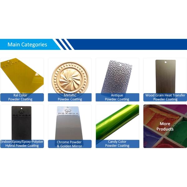 Electrostatic Powder Coating Powder For Outdoor or Indoor Aluminium Products