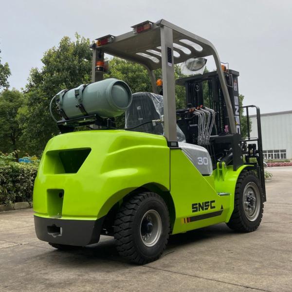 1T-5T Load Capacity Lpg Forklift Truck With 6/12 Degree Mast Tilt Angle