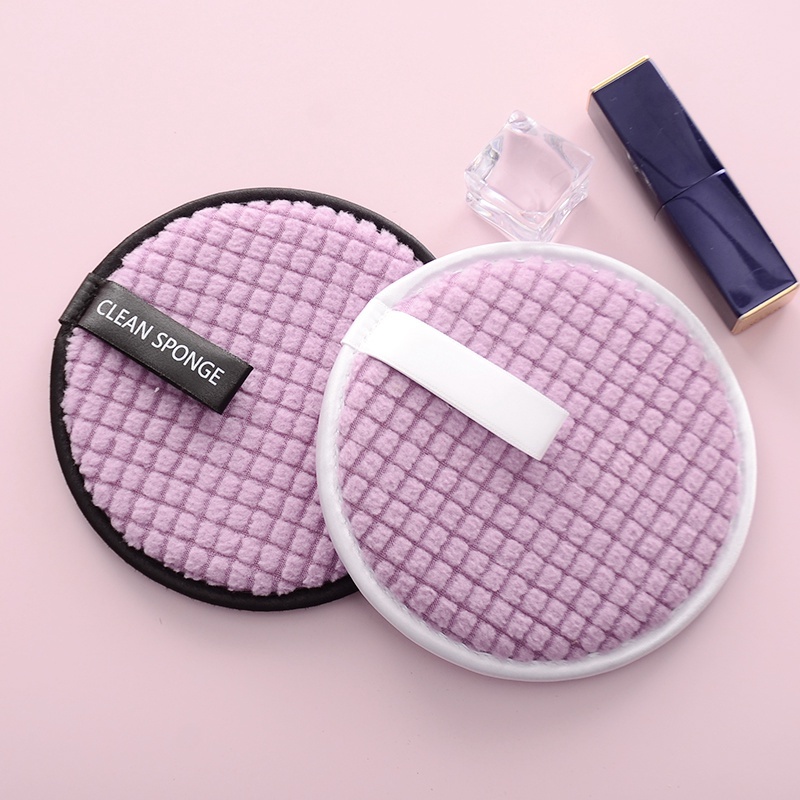 Washable Microfiber Makeup Remover Pads For Mascara Eye Shadow Foundation
