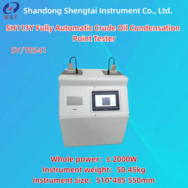 Crude Oil Pour Point Analyzer SY/T0541 Automatic Tilting Method For Glass Test Tubes