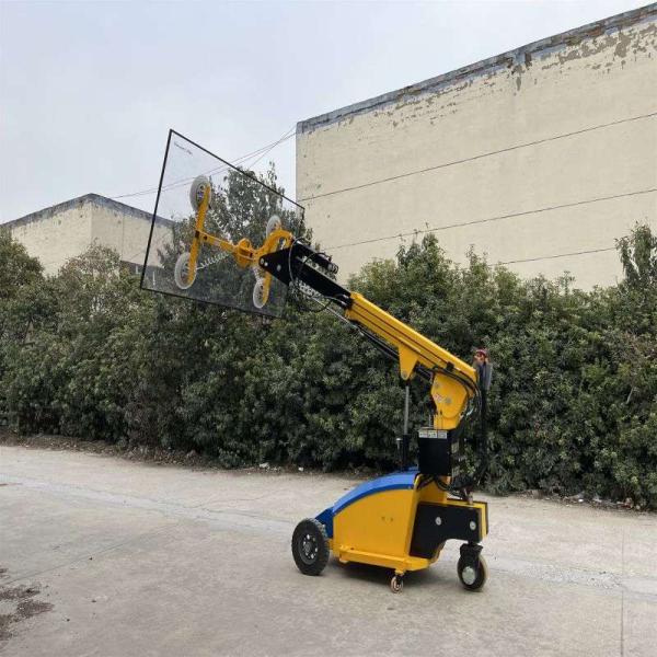 Портативный вакуумный подъемник для стекла, высота подъема 3,5 м, всасывающий подъемник для стеклянной панели