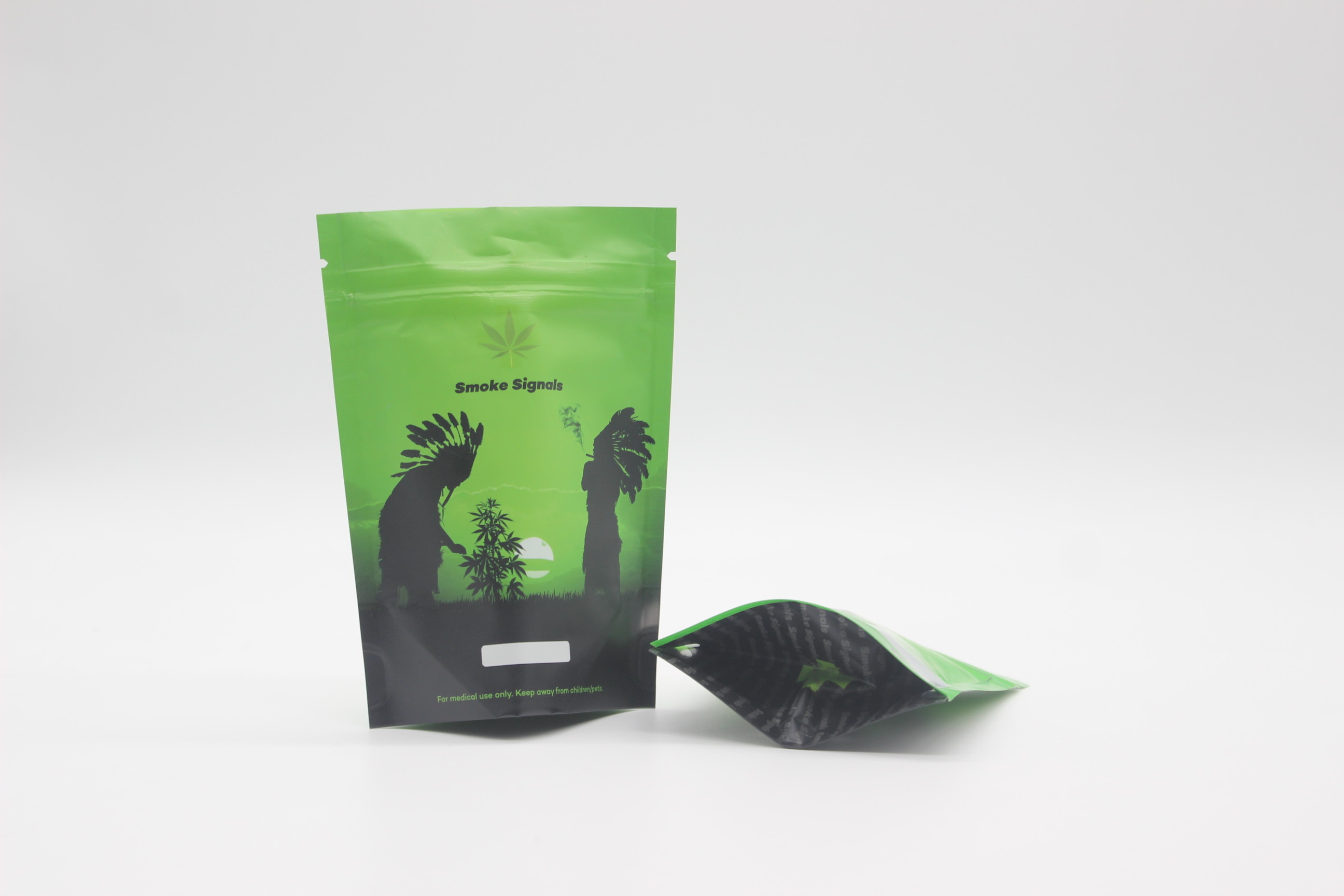 Трава трава биоразлагаемые подъемные пакеты упаковки пищи мешки Mylar с ziplock