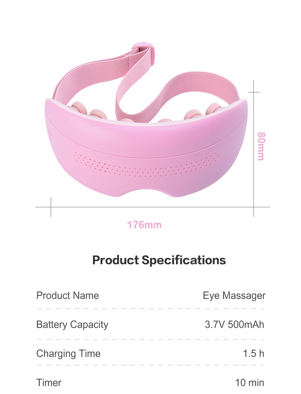 Relax Multifunction Rechargeable Appliance Massager Eye Protection Instrument Manufacturers Eye Health Masks Massage