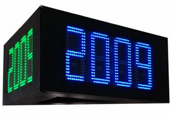 5000cd / ㎡ Brightness led price signs for gas stations , IP 65 16 DIY LED Sign Board