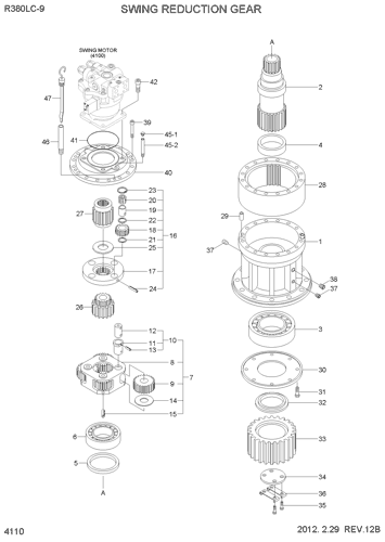 Коробка передач 31QA-10140 R375-7 R385-9
