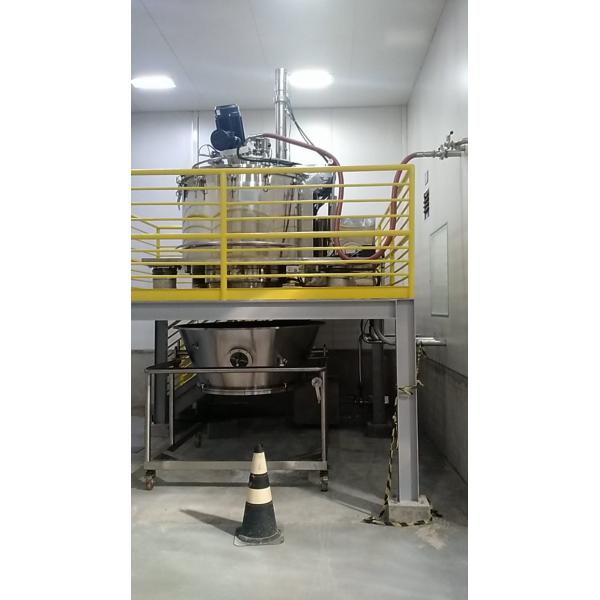 Centrifugador vertical contínuo de Peeler do produto comestível