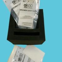 AI 650 95kpa Cerradura con cremallera personalizada Transporte médico biodegradable Bolsa de muestras de riesgo biológico