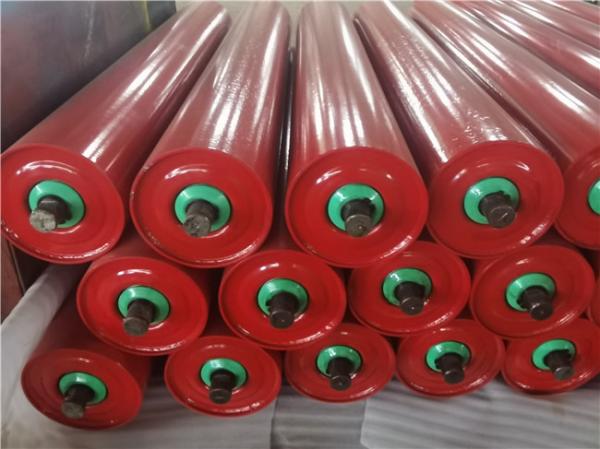 SGS Galvanized Heavy Duty Gravity Roller Conveyor Impact Idlers anti fire