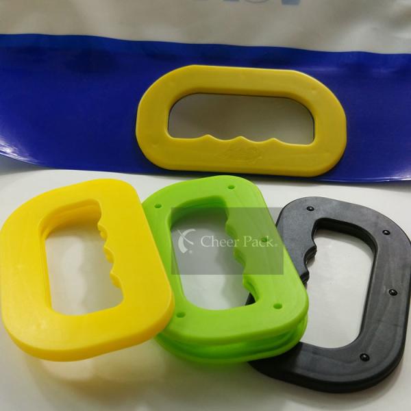 Punho do saco de compras plástico de produto comestível, suporte do punho do saco de mantimento dos sacos da farinha
