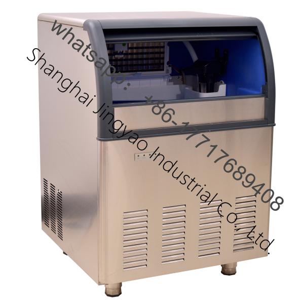 Cafeteria Equipment Cube Ice Making Machine for Juice Bar 750W and Ice Block Shape