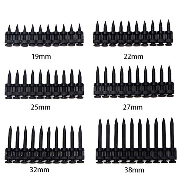 Large Stock High Strength Black Gas Nail with Flat Head Style and 60 Steel