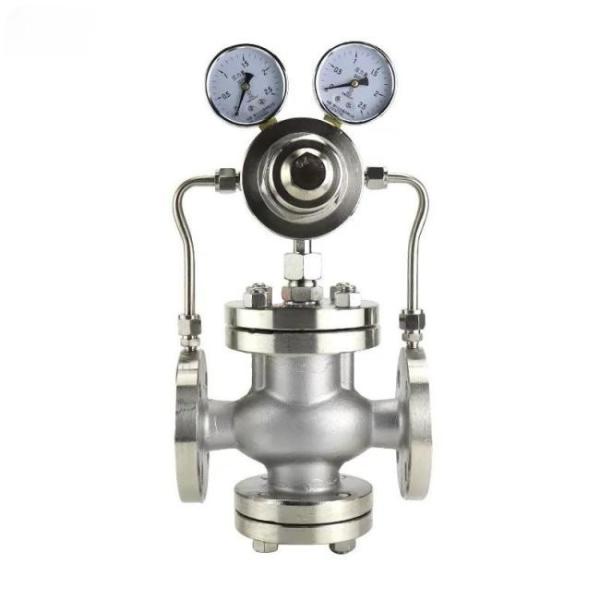 Stainless Steel WCB Gas Pilot Piston Type Valve , Pressure Reducing Relief Valve