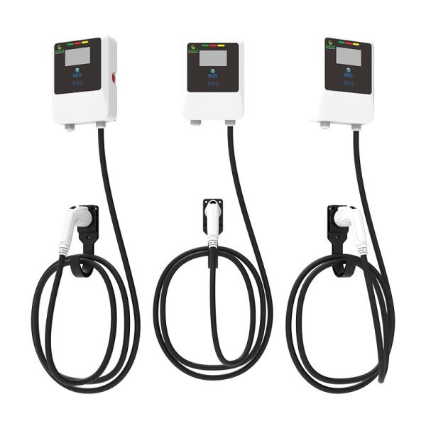 220V/7KW/32A White Wall-Mounted / Post-Type Electric Vehicle Charging Pile Electric Vehicle Charger