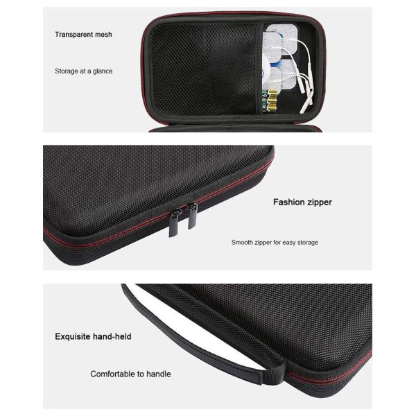 Electronic Pulse Massager 5mm EVA Hard Shell
