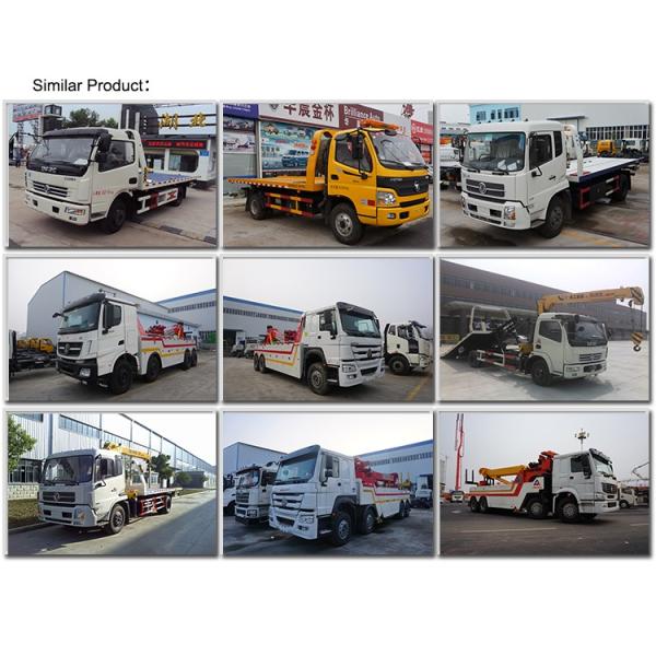 Heavy Rollback Road Wrecker Tow Truck Recovery Vehicle 10 Ton Lifting Capacity