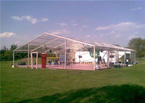 Flame Resistant Easy Assemble Clear Roof Tent For Exhibition / Trade Show