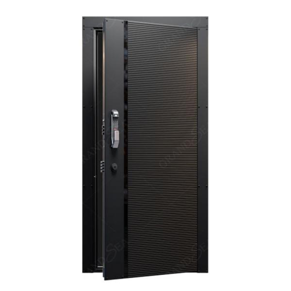 Aluminum Door Stainless Steel   Security Door with Smart Lock with Light  for House