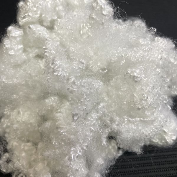 7D*64mm Hollow Conjugated Fiber Non-Silicone Non-Fluorescent Polyester Staple Fiber for Baby-Safe Textile Filling