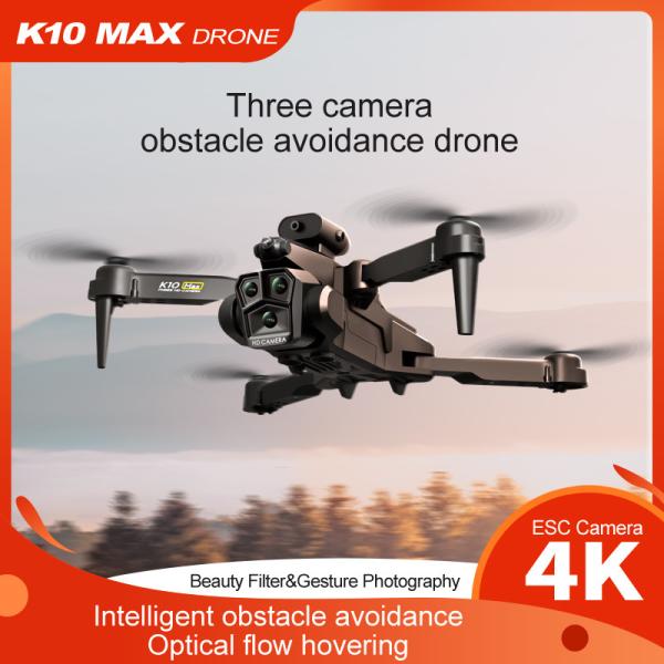 Optical Flow Drone With Triple 4k Camera Wifi Fpv Camera Stabilizer for Beginners Obstacle Avoidance RC Quadcopter 2.4G