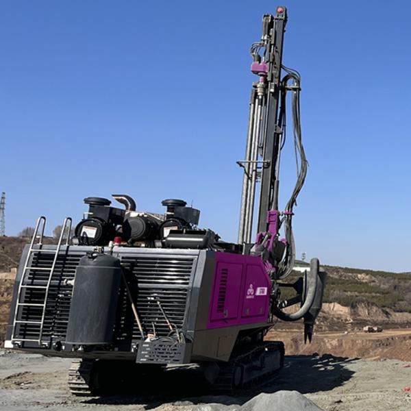 Máquina de perforación DTH integrada de perforación minería cantera de explosión de agujeros de perforación máquina de perforación de rastreo