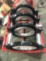 Máquina de solda de tubos de plástico PE HDPE 250 mm 400 mm com roda