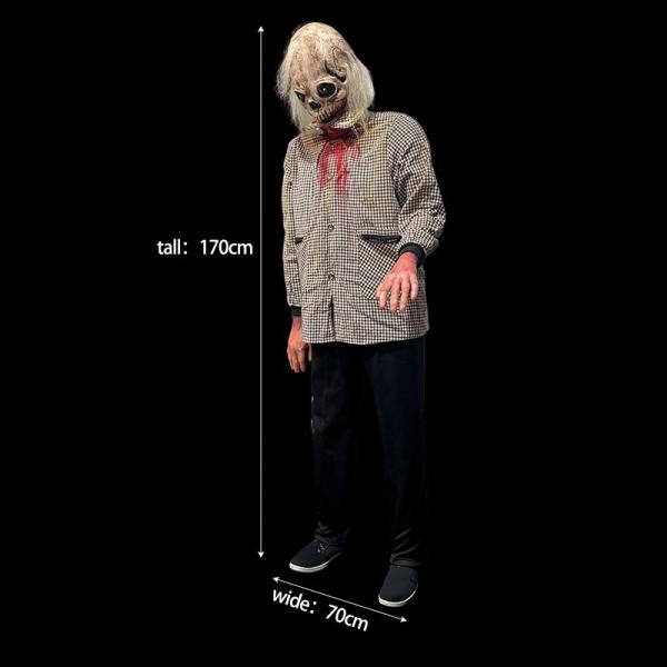 Pneumatic Haunted House Ghost Prop with Sound Control for Halloween