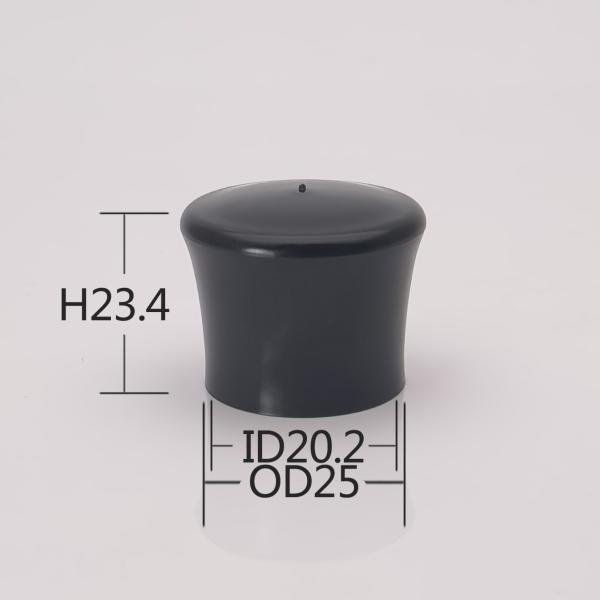 White 20MM Plastic Screw Cap For Cosmetics Customized Logo