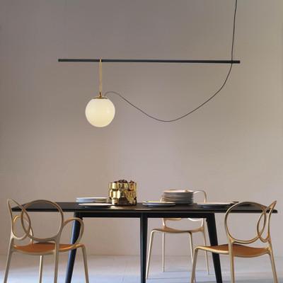 Simple Round Ball Restaurant Chandelier Postmodern Creative Bedroom Nordic Pendant Lamp