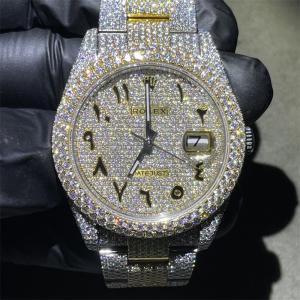 Joia Moissanite Diamond Watch Rolex 2824 Diamond Watch natural da parte alta