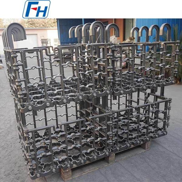 1.4848 Low Carbon Water Cooled Heat Resistant Stackable Baskets And Frames