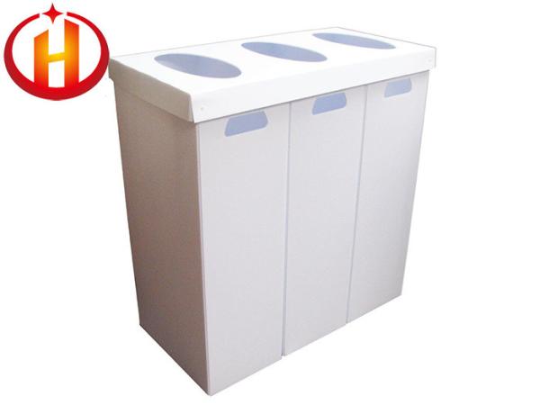 Printable Corrosion Proof PP Corrugated Plastic Trash Bins Foldable