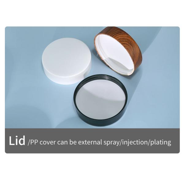 Logotipo del cliente aceptable Simple Custom PP Crema facial de plástico de doble capa Crema para los ojos humectante Cosmético frascos de contenedores