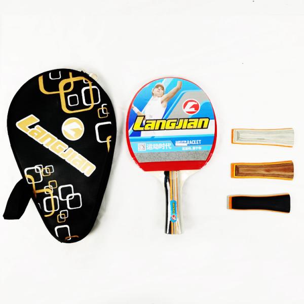 158*152mm Table Tennis Rackets Racquet Wood RUBBER Ping Pong Battle