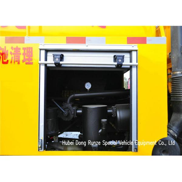 DFAC 3500L-5000L Fecal Sewage Suction Tanker Truck With Hydro Jet Plumbing