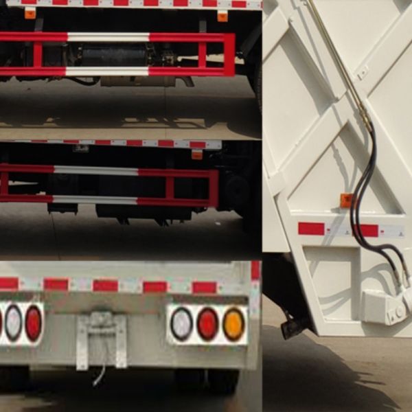 Right Hand Drive Garbage Compactor Truck with 12CBM Waste Box Capacity and 226KN Compressed Power for Efficient Waste Collection